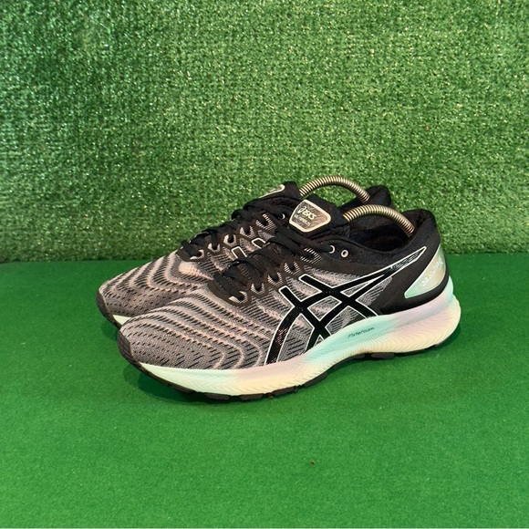 Asics Gel Nimbus Lite Flytefoam Black Gray Teal 1012A667 Women’s Size 9.5 - Picture 3 of 6